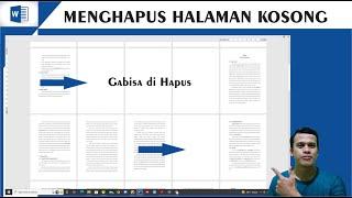 CARA MENGHAPUS HALAMAN KOSONG Blank Page YANG TIDAK BISA DI HAPUS DI MS WORD