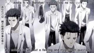 SteinsGate Anime - Opening 1 Eng Jap Romaji subs