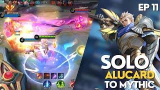 PLAYING WITH A FRANCO GOD  SOLO ALUCARD ONLY TO MYTHIC Ep 11  Mobile Legends