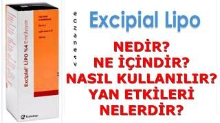 Excipial Lipo Nedir? Excipial Liponun Yan Etkileri Nelerdir? Excipial Lipo Nasıl Kullanılır?