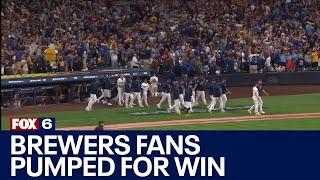 Brewers fans react to Game 2 win against Mets  FOX6 News Milwaukee