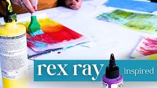 Im Back Painting Rex Ray Inspired Papers