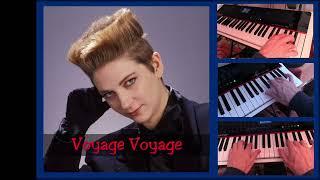 Voyage Voyage - Desireless - Instrumental with lyrics  subtitles 1986