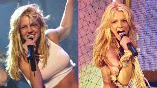 Britney Spears - “Stronger” AMAs 2001 Rehearsal VS Performance Comparison
