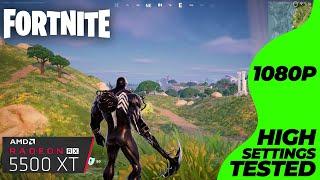 Fortnite Chapter 5 Season 2 - RX 5500 XT + i7 4770  High Settings Tested