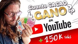 CUANTO DINERO GANO con mi CANAL de YOUTUBE -  todo el DINERO generado en UN AÑO  