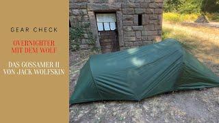 Ein Overnighter mit dem Wolf Gossamer II Zelt von Jack Wolfskin   4K