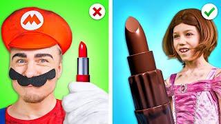 Rich VS Poor Mario Parenting Hacks Genius DIY Parenting Gadgets by Zoom Go