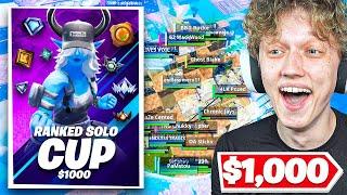 I Hosted a $1000 RANKED SOLO Tournament In Fortnite drama