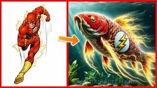 AVENGERS but GOLDFISH VENGERS  all Marvel & DC characterS 2024 #AI #superheroes