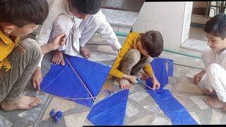 making of kite in easiest way