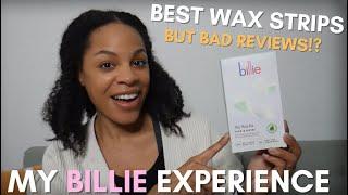 BILLIE Best #BikiniWax Strips Bad reviews  My experience + BEST Post Wax Products for Dark Spots