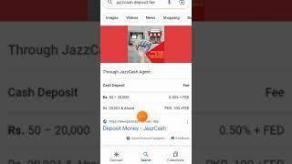 jazzcash deposit charges  account rechagre fee  jazz cash new update  short  shahid info