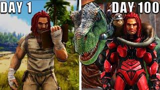 I Survived 100 Days on The Island in ARK Survival Evolved