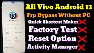 New Method Vivo Frp Bypass Android 13 Reset Not Working  Vivo Android 13 Frp Bypass Without Pc 2024