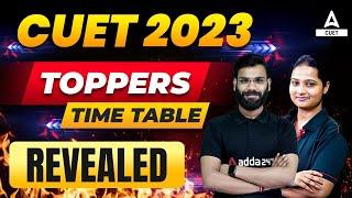 CUET 2023 General Test Preparation Strategy  CUET Topper Timetable  Samarth Batch