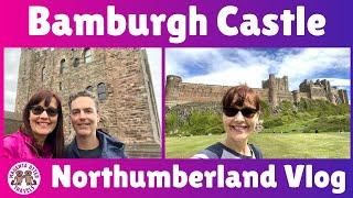 American Visits Bamburgh Castle  #england