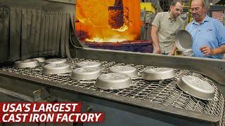 How Americas Largest Cast Iron Pan Factory Makes Almost Two Million Pans per Month — Dan Does