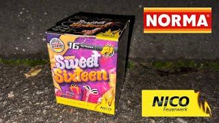 Sweet Sixteen Batterie  NEUHEIT 2023  Nico Feuerwerk  Norma für 399€