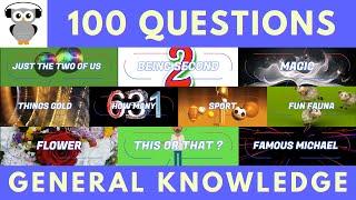 Mega Quiz General Knowledge Trivia  100 Questions  10 Rounds  Pub Quiz