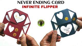 Infinite Flipper  Never Ending card - DIY tutorial - 896