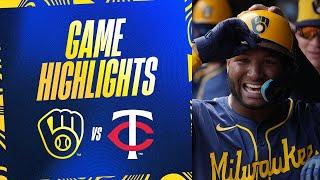 Brewers vs. Twins Game Highlights 72124  MLB Highlights