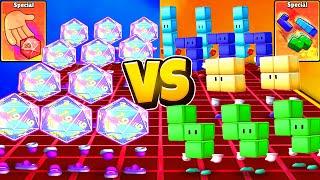 16v16 DICE vs TETRIS in Stumble Guys