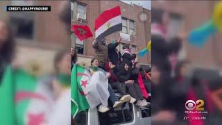 Morocco fans flood Queens streets after history-making World Cup match