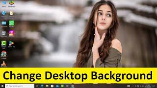 How To Set Your Image On Windows Background  Change Desktop Background Image  Easiest Way