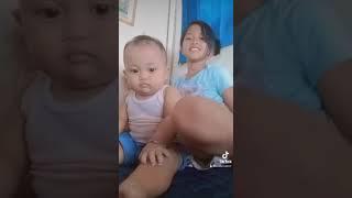 viral adik kakak main tiktok..