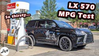 2021 Lexus LX 570 – MPG Test  Real-world Highway Range