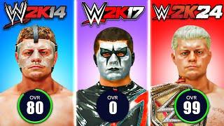 I Won A Match With Cody Rhodes In EVERY WWE 2K Game