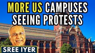 Update on US Campus protests - one cleaned and several new ones