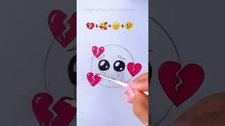 Broken Heart  Emoji satisfying creative art   #CreativeArt #Satisfying