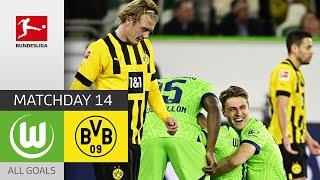 Wolfsburg remain unbeaten vs BVB  VfL Wolfsburg - Borussia Dortmund 2-0  MD 14 – BuLi 2223