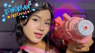 ASMR Doing Your Makeup For Songkran Featival 