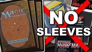 MTG - How to Shuffle Unsleeved Cards Without Bending