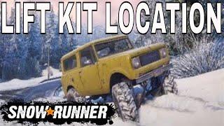 Snowrunner Upgrade Locations Snowrunner Scout 800 lift kit location
