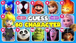 Guess 60 Character By Their Song? Netflix Puss In Boots Quiz Sing 1&2 Zootopia l Monkey Quiz