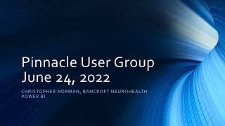 Pinnacle June User Group