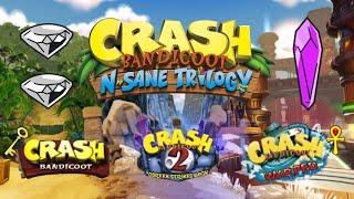 Crash Bandicoot N. Sane Trilogy  Full Game  All Gems  311%