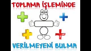 1.Sınıf Matematik Verilmeyen Toplananı Bulma