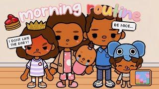 Morning with a NEW BABY *HATES HER SISTER* Toca Boca Roleplay #tocaboca #roleplay