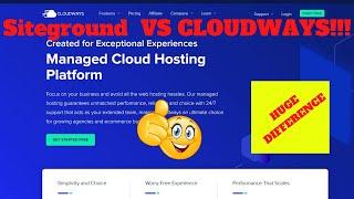 Siteground VS Cloudways