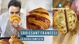 I CROISSANT FRANCESI #croissant #recipe #pastry #brioche #pasticceria #ricetta #bakery