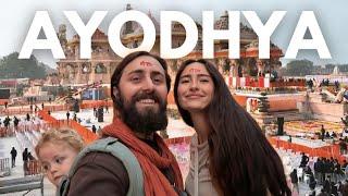 Foreigners Visit AYODHYA  Exploring Indias New Ram Mandir Hanuman Temple & More