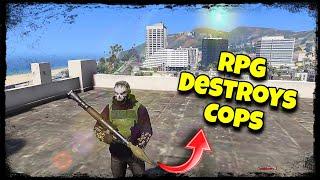 Opie Destroys Cops with RPG in Redline GTA 5 RP