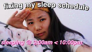 fixing my sleep schedule *cus quarantine ruined it*