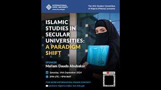 Islamic Studies in Secular Universities A Paradigm Shift