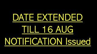 DATE EXTENDED ITR DUE DATE EXTENSION UPDATE